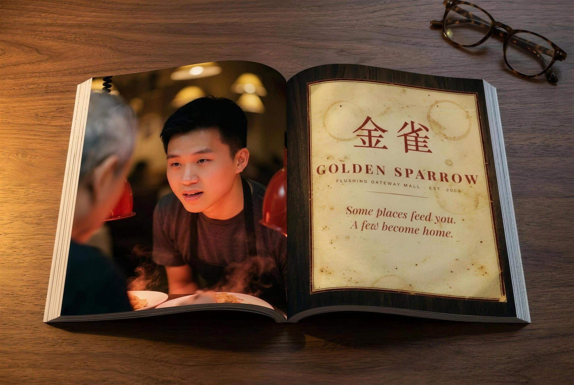 MISE 02 spread: Golden Sparrow
