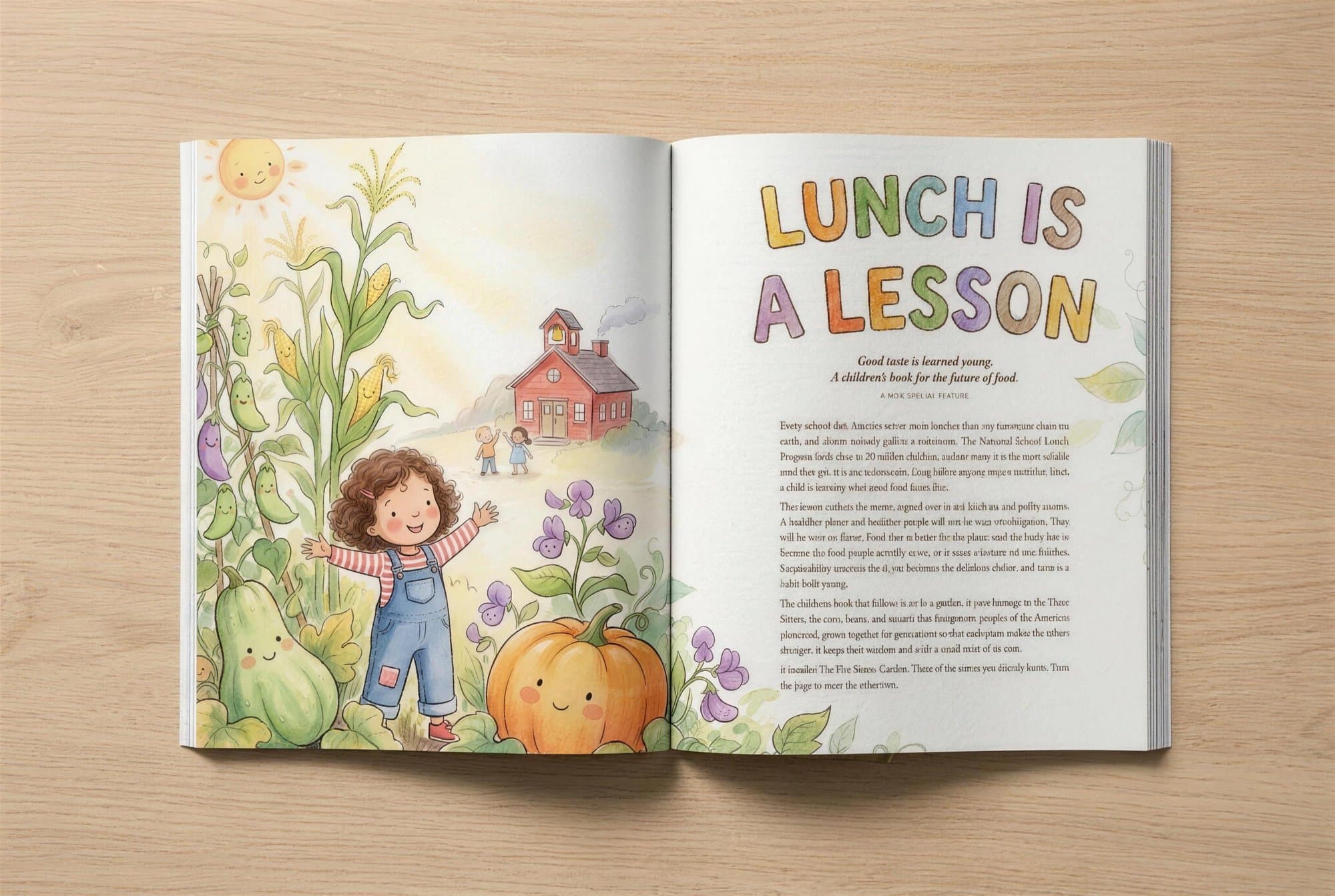 MISE 02 spread: Lunch is a Lesson